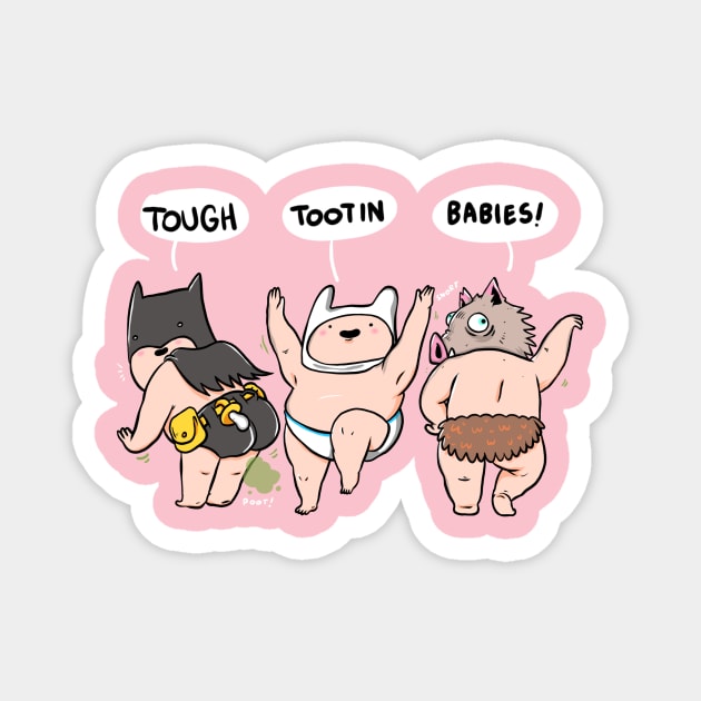 Tough Babies Magnet by Talonardietalon