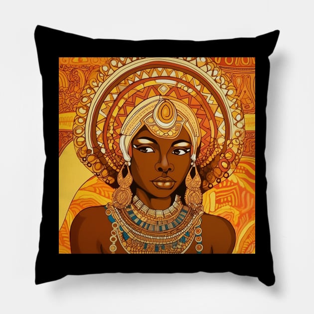 Oya African deity Pillow by ComicsFactory