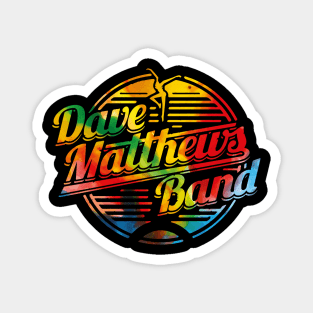 Dave Matthews Band Logo  multicolor Magnet
