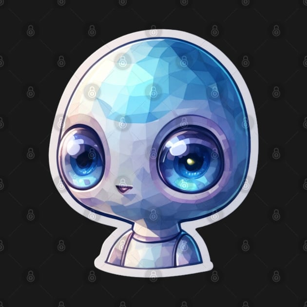 Cute Kawaii Alien II by jeanmbart