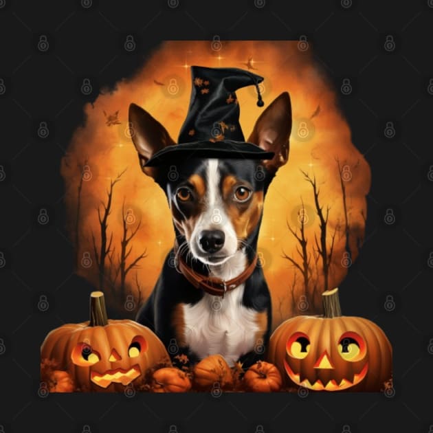 Halloween Basenji by NatashaCuteShop