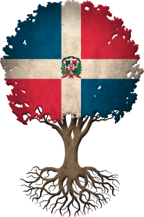 Tree of Life with Dominican Flag Magnet