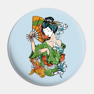 Geisha Koi Pin