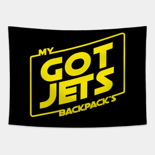 My backpack's got jets! Tapestry