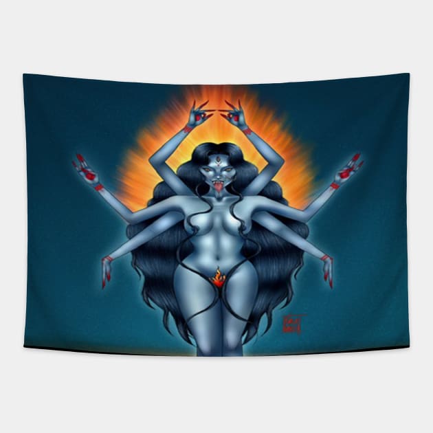 Kali Ma! Tapestry by CelestialTees