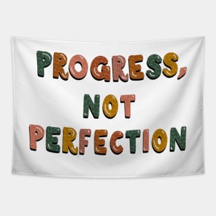 Progress Not Perfection Tapestry