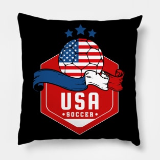 USA Soccer Souvenir Pillow