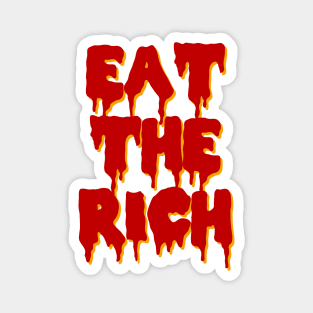 Eat The Rich Graffiti - Punk, Socialist, Leftist, Anarchist Magnet