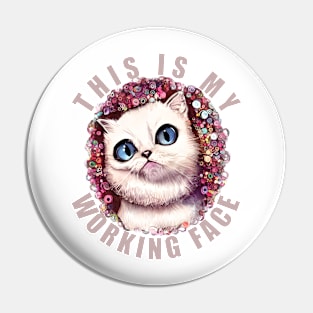 Office humor, funny cat Pin