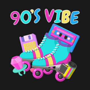 Retro Aesthetic Vintage 90s Vibe Costume Party Outfit 1990s T-Shirt