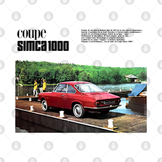 1966 SIMCA COUPE - brochure by Throwback Motors