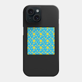 Stars blue pattern Phone Case