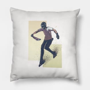 Skidding Swordsman Pillow