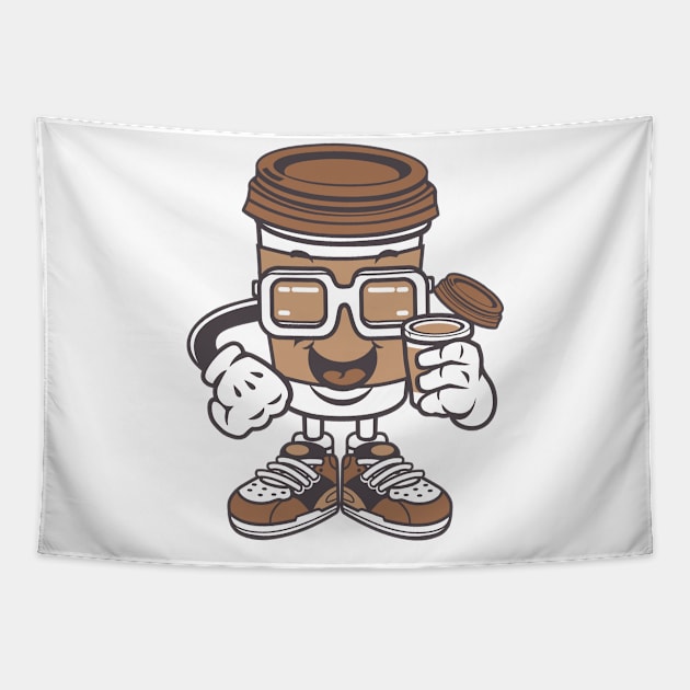 Coffee mug figure Tapestry by ShirtyLife