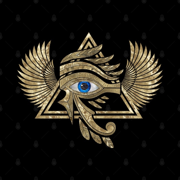 Egyptian Eye of Horus - Wadjet Ornament by Nartissima