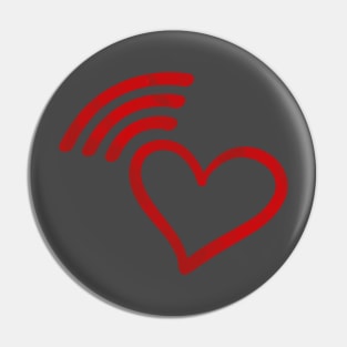 HEART WIFI Pin