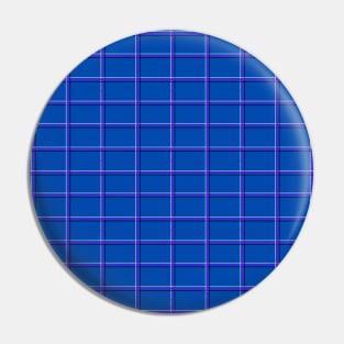 Blue Plaid Pin