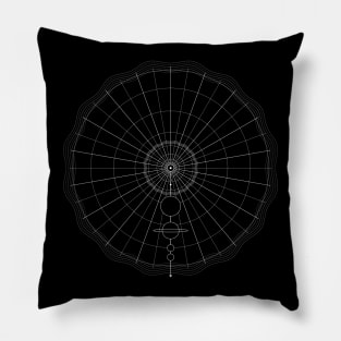 geometric solar system Pillow