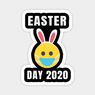 Easter Day Emojis Mask Emoticon Eggs Bunny Funny Gift 2020 Magnet