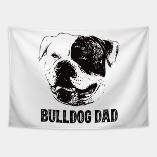 American Bulldog Dad Tapestry