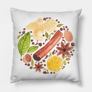 Spices and herbs Pillow