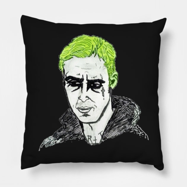 Ryan Gosling, place beyond the pines Pillow by MattisMatt83