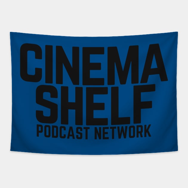 Podcast Network - 1 Color Alternate Tapestry by CinemaShelf