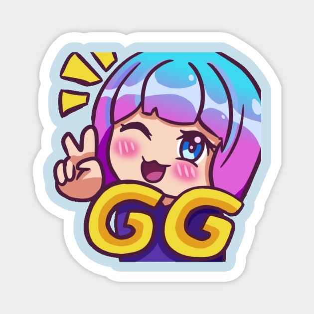 GG Winky face - Gruntcooker Magnet by gruntcooker