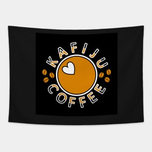 Kafiju Coffee Black Tapestry