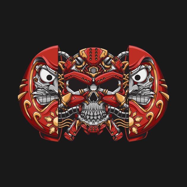 Daruma Skull by Alouna