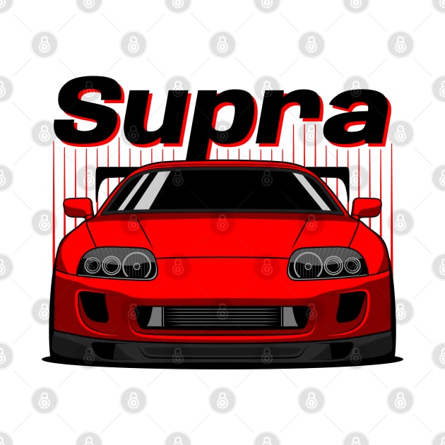 JDM Red Supra by GoldenTuners