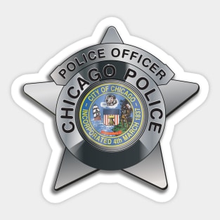 CHILDREN'S CHICAGO POLICE STAR BADGE: Police Officer - Chicago Cop