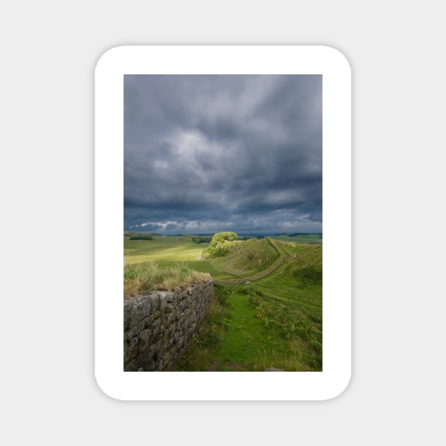 Hadrian's Wall - Cuddey's Crag Magnet by Nigdaw