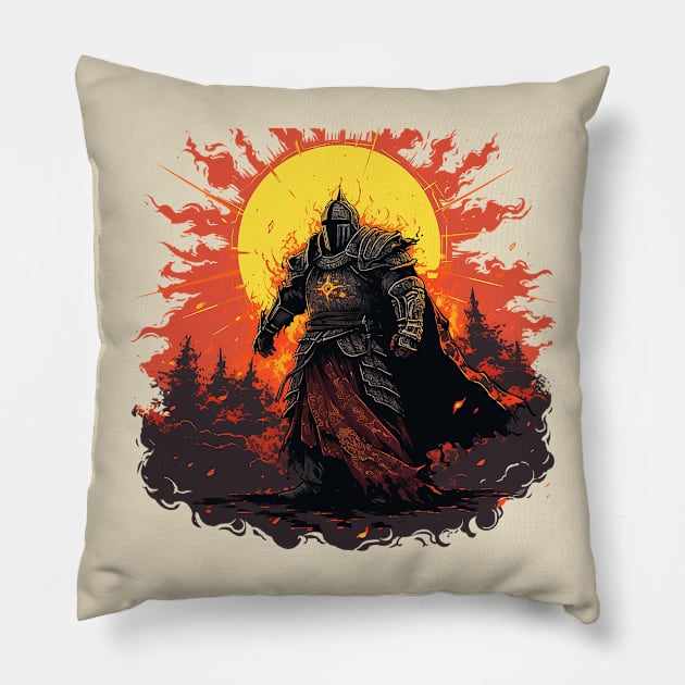 dark soul Pillow by piratesnow