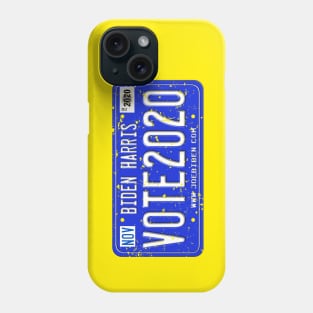 Distressed Joe Biden License Plate Vote 2020 Phone Case