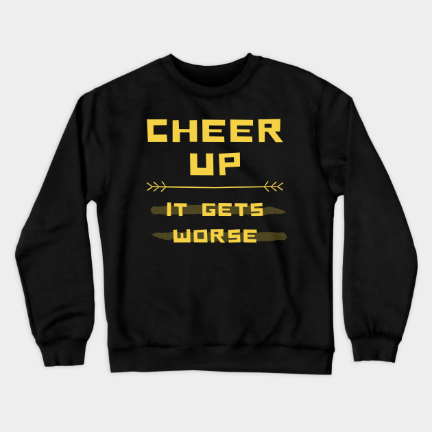 happy sweatshirt yellow