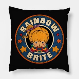 Rainbow Brite - Vintage Style Pillow