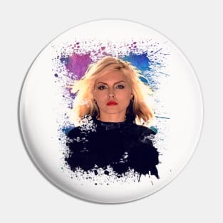 Blondie paint splash Pin