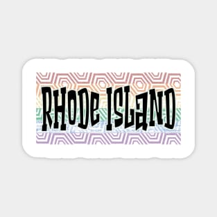 LGBTQ PRIDE EQUAL USA RHODE ISLAND Magnet