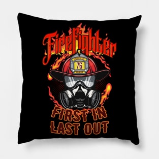 Firefighter Gift Firefighters Sayings Pillow