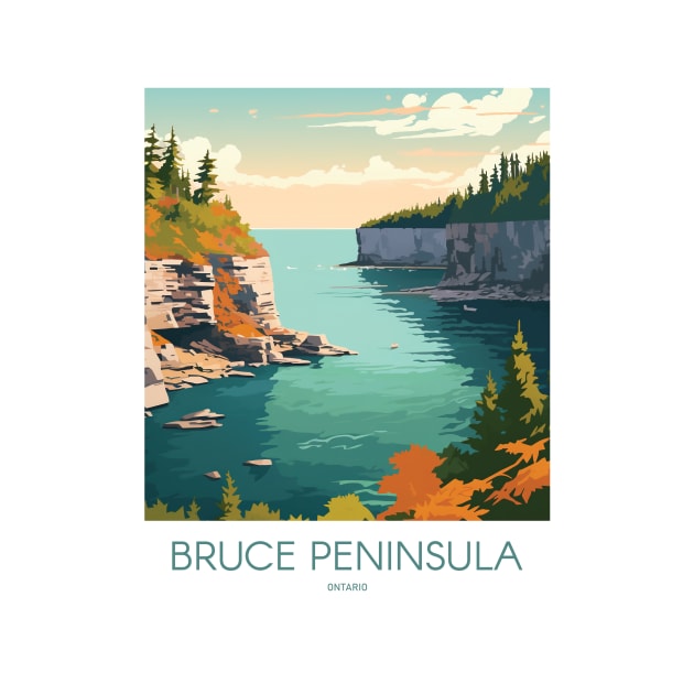 BRUCE PENINSULA by MarkedArtPrints