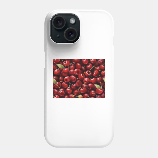 Cherry Blossom Harvest Field Product Since Vintage Fruit Phone Case by Flowering Away