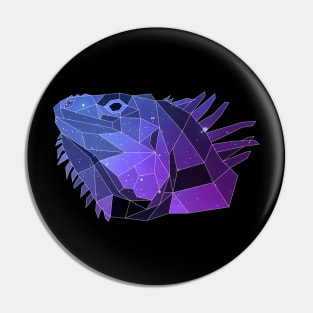 Galaxy Iguana Pin