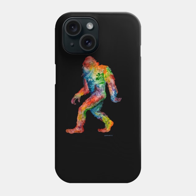 Sasquatch Phone Case by Dave Bartholet Wildlife Art