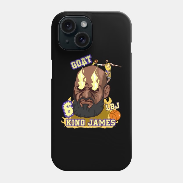 LeBron James Phone Case by BINSU