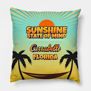 Carrabelle Florida - Sunshine State of Mind Pillow