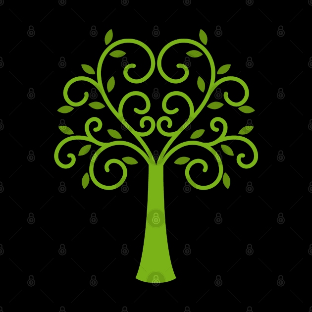 Green Tree by TinPis