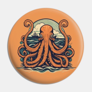 Kraken the monster of sea Pin