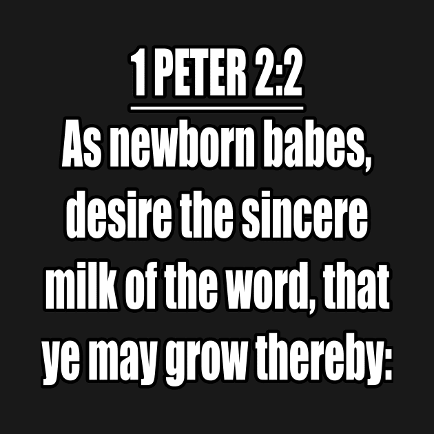 Bible Verse 1 Peter 2:2 by Holy Bible Verses