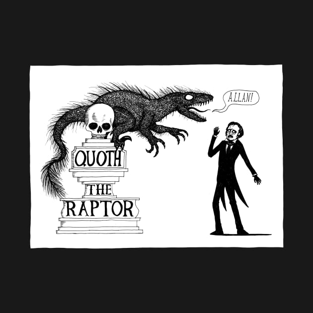 Quoth the Raptor Nevermore by djrbennett